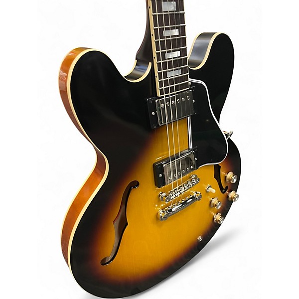 Used Epiphone 1962 ES-335 Reissue Vintage Burst Hollow Body Electric Guitar