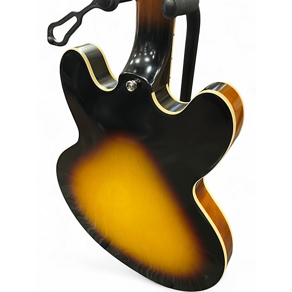 Used Epiphone 1962 ES-335 Reissue Vintage Burst Hollow Body Electric Guitar