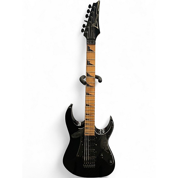 Used Ibanez RG350 MTX Black Solid Body Electric Guitar
