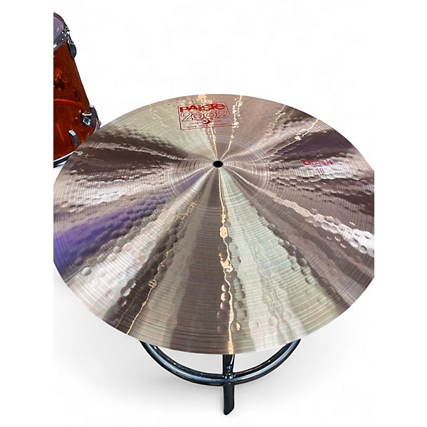 Used Paiste 18in 2002 Crash Cymbal