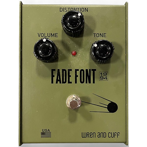 Used Wren And Cuff FADE FONT Effect Pedal