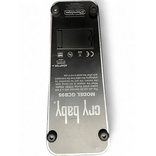 Used Dunlop GCB95 Original Crybaby Wah Effect Pedal