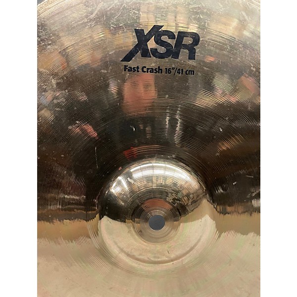 Used SABIAN 16in xsr fast crash Cymbal