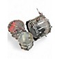 Vintage 1970s Ludwig 4 Piece Vistalite Clear Drum Kit thumbnail