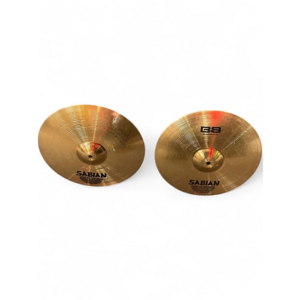 Used SABIAN 14in B8 Hi Hat Pair Cymbal