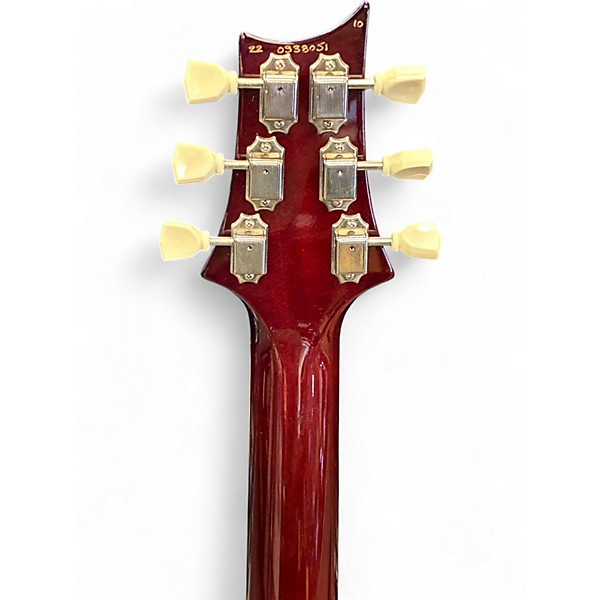 Used 2022 PRS Wood Library McCarty 594 Singlecut 10 Top Charcoal Purple Burst Solid Body Electric Guitar