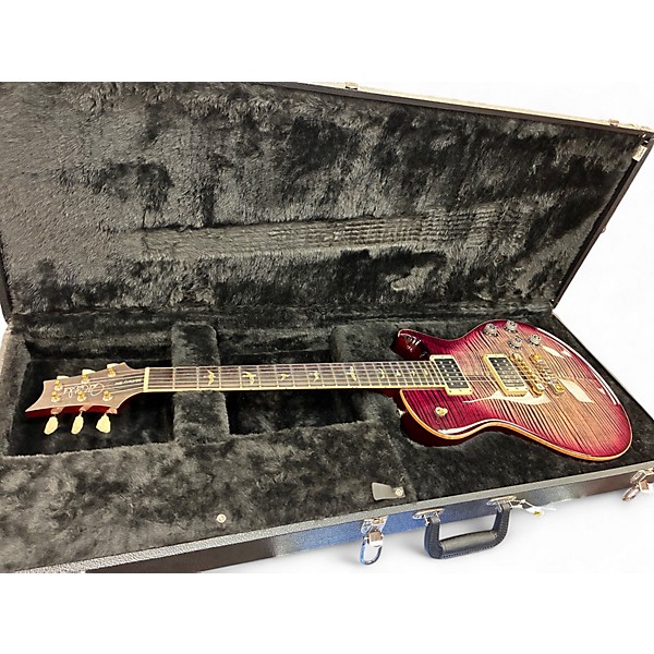 Used 2022 PRS Wood Library McCarty 594 Singlecut 10 Top Charcoal Purple Burst Solid Body Electric Guitar