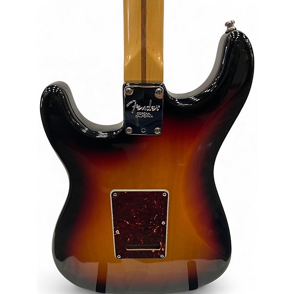 Used 2002 Fender American Standard Stratocaster 3 Color Sunburst Solid Body Electric Guitar
