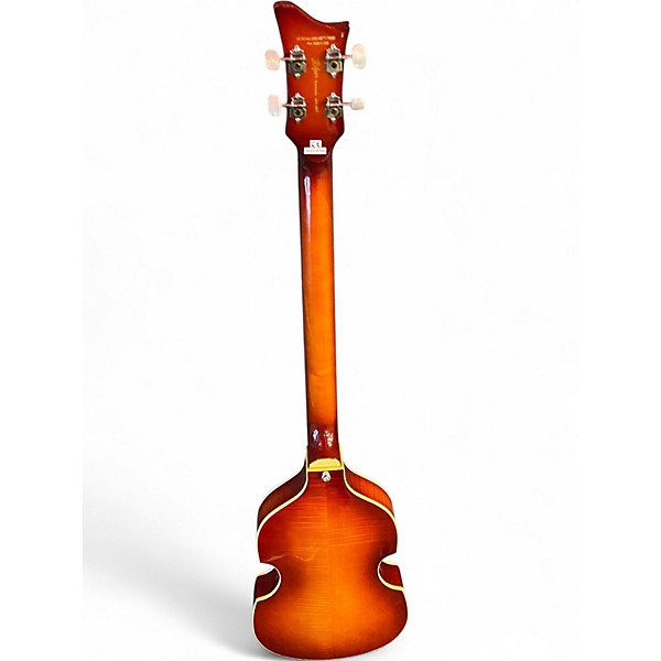 Used Hofner Ignition Series Sunburst Hollow Body Electric Guitar