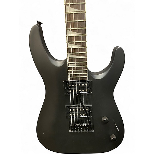 Used Jackson JS22 Dinky Satin Black Solid Body Electric Guitar