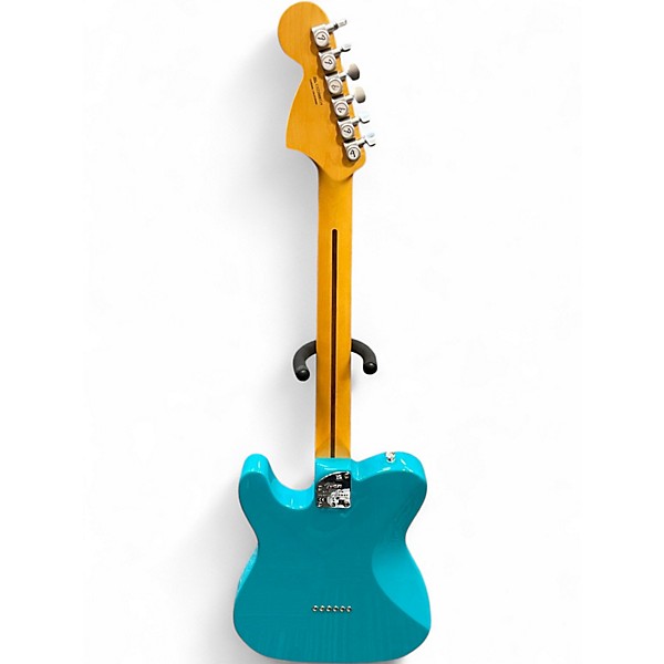 Used Fender Deluxe Telecaster miami blue Solid Body Electric Guitar