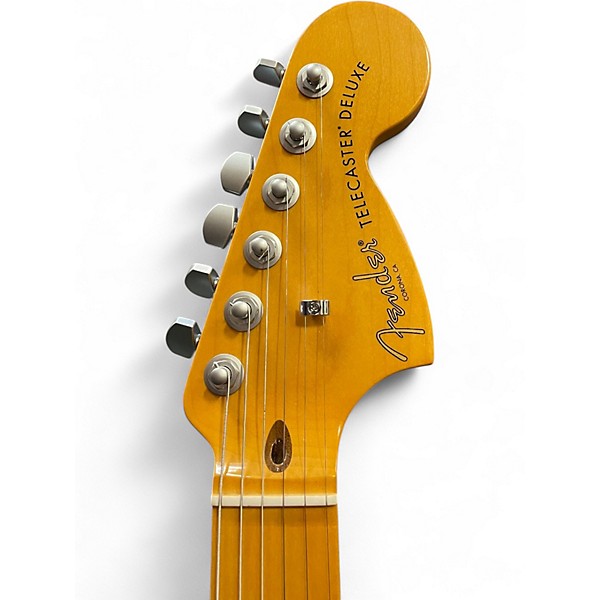 Used Fender Deluxe Telecaster miami blue Solid Body Electric Guitar