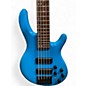Used Cort C5 Deluxe Candy Blue Electric Bass Guitar thumbnail