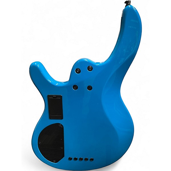 Used Cort C5 Deluxe Candy Blue Electric Bass Guitar