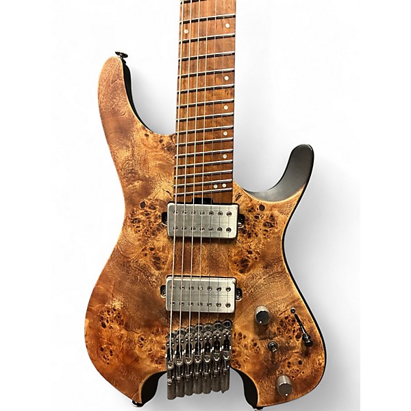 Used Ibanez QX527PB 7-String Antique Brown Stained Solid Body Electric Guitar
