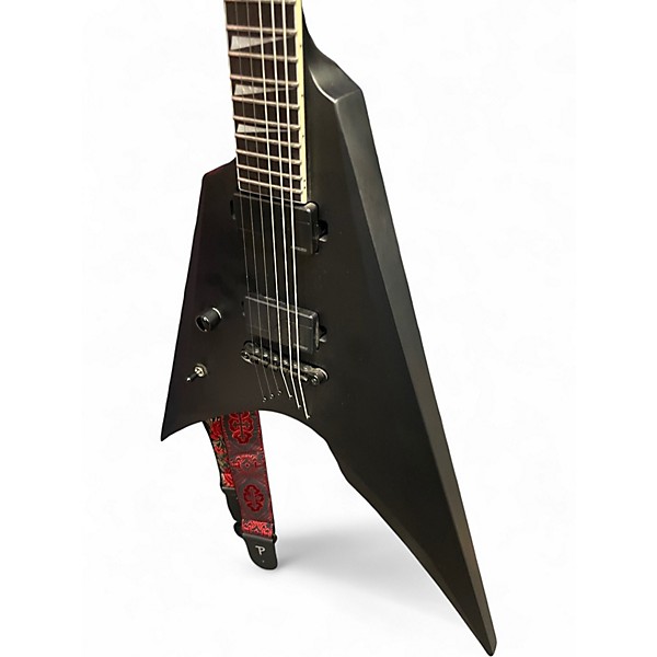 Used ESP LTD Arrow-1000 Left Handed Charcoal Metallic Satin Solid Body Electric Guitar