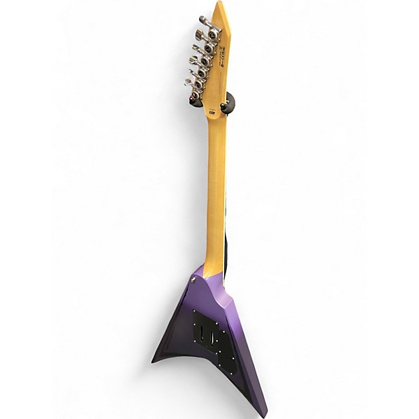 Used ESP LTD Alexi Laiho Signature Ripped Left Handed Purple Fade Satin Solid Body Electric Guitar