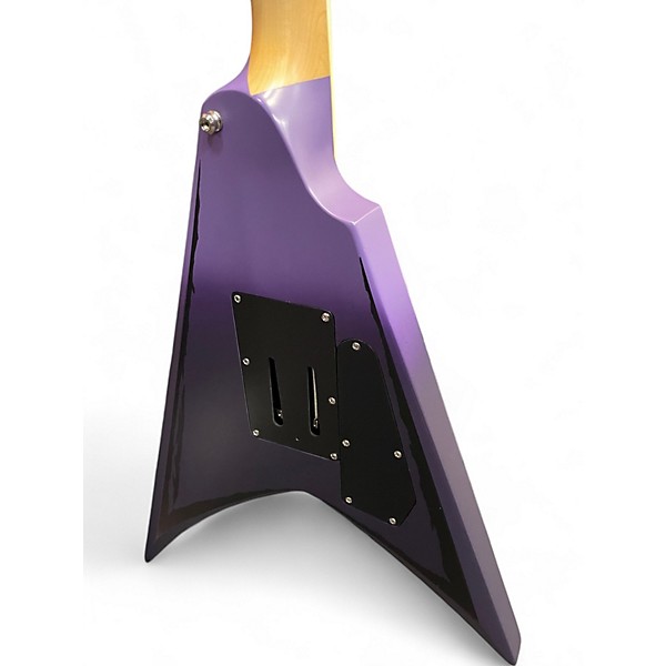 Used ESP LTD Alexi Laiho Signature Ripped Left Handed Purple Fade Satin Solid Body Electric Guitar