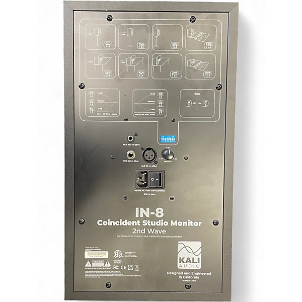 Used Kali Audio IN-8 pair Powered Monitor