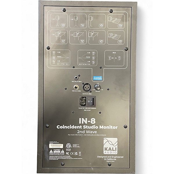 Used Kali Audio IN-8 pair Powered Monitor