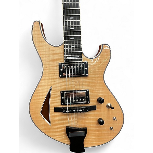 Used Maxey Archtops GH3 Natural Hollow Body Electric Guitar