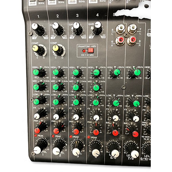 Used Yamaha MG10XU 10 Channel Mixer with Effects Unpowered Mixer