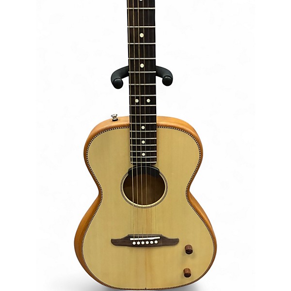 Used Fender HIGHWAY SERIES PARLOR Natural Acoustic Electric Guitar