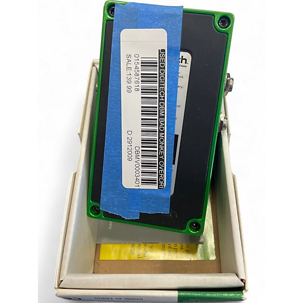 Used DigiTech DBM Bad Monkey Overdrive Effect Pedal