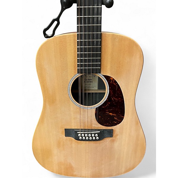 Used Martin X1D12E CUSTOM X SERIES Natural 12 String Acoustic Electric Guitar