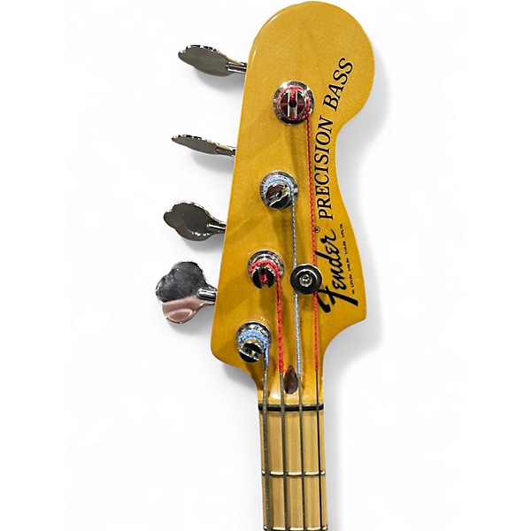 Used Fender Steve Harris Signature Precision Bass WHITE Electric Bass Guitar