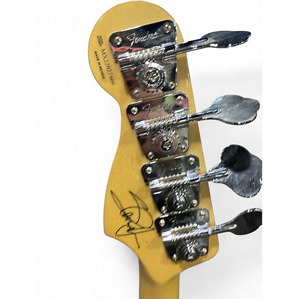 Used Fender Steve Harris Signature Precision Bass WHITE Electric Bass Guitar