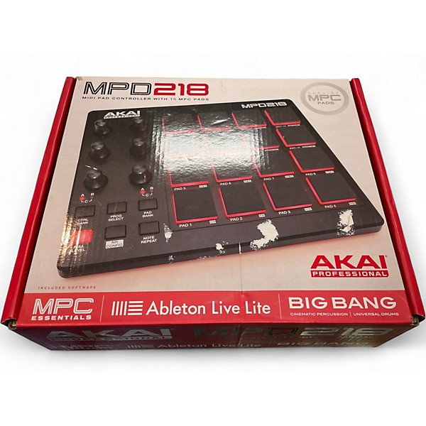 Used Akai Professional MPD218 MIDI Controller
