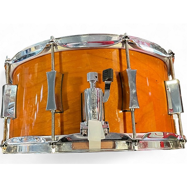 Used Pork Pie 6.5X14 Mahogany Snare Mahogany Drum