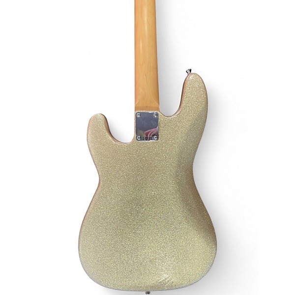 Used Miscellaneous Double Custom Cutaway P-Bass Gold Electric Bass Guitar