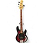 Used Sterling by Music Man Sub 4 Red Burst Electric Bass Guitar thumbnail