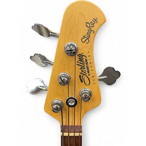 Used Sterling by Music Man Sub 4 Red Burst Electric Bass Guitar