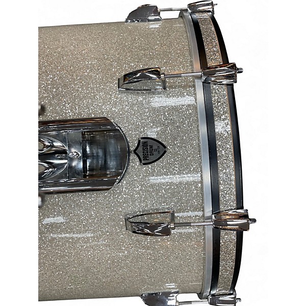 Used PRECISION DRUM CO 4 Piece 4 Piece Keller North American Maple Delmar Broken Glass Drum Kit