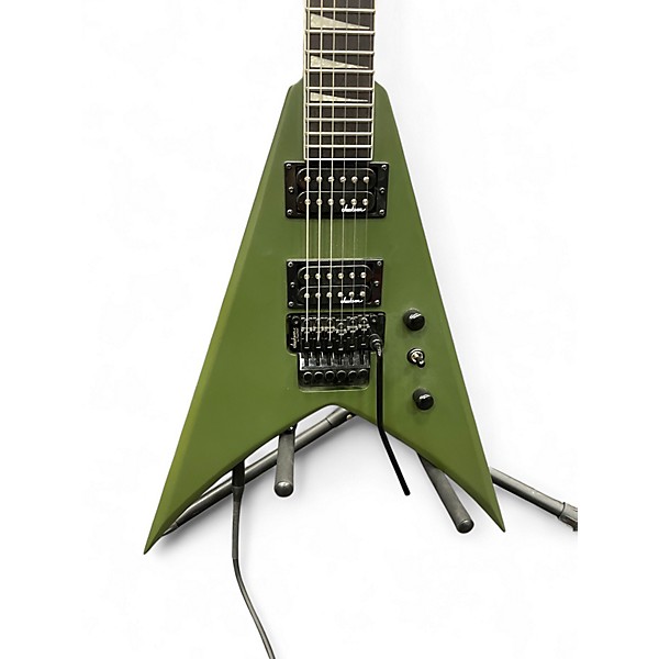Used Jackson JS32 King V Green Solid Body Electric Guitar