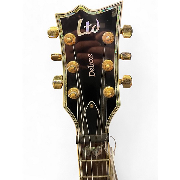 Used Ltd EC1000 Deluxe Black Solid Body Electric Guitar