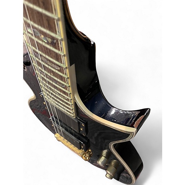 Used Ltd EC1000 Deluxe Black Solid Body Electric Guitar