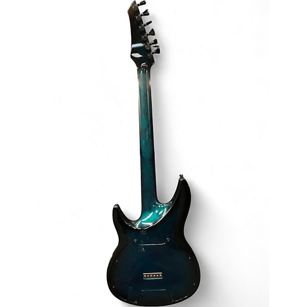 Used Aristides 060 TEAL MARBLE BURST Solid Body Electric Guitar