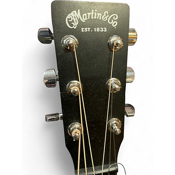 Used Martin DX Johnny Cash Black Acoustic Electric Guitar