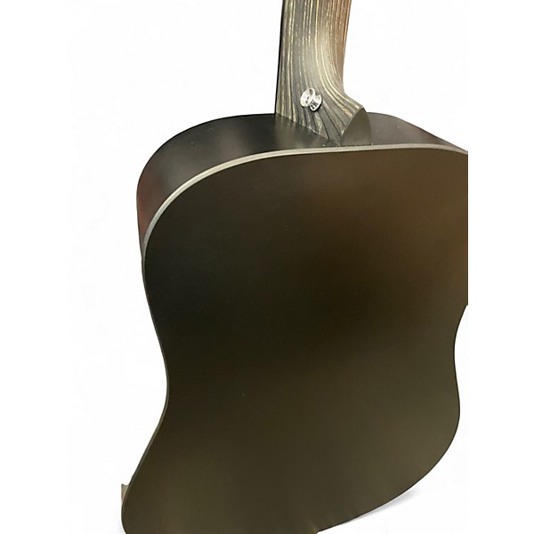 Used Martin DX Johnny Cash Black Acoustic Electric Guitar