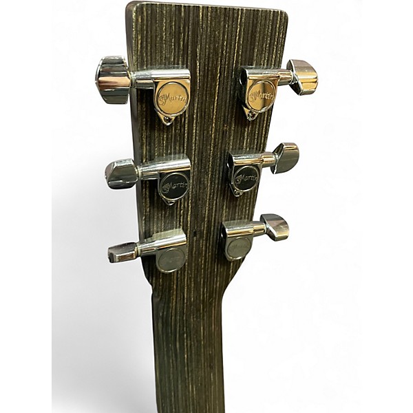 Used Martin DX Johnny Cash Black Acoustic Electric Guitar