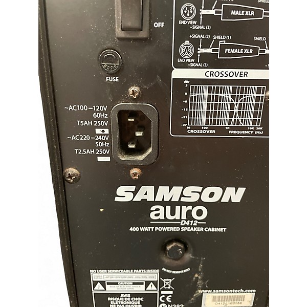 Used Samson D412 Powered Speaker