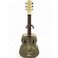 Used Gretsch Guitars G9201 Honeydipper Metal Round Neck Silver Resonator Guitar thumbnail