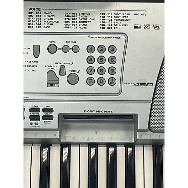 Used Yamaha PSR450 Portable Keyboard
