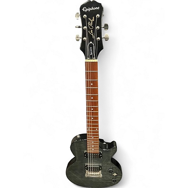 Used Epiphone Special II Trans Black Solid Body Electric Guitar