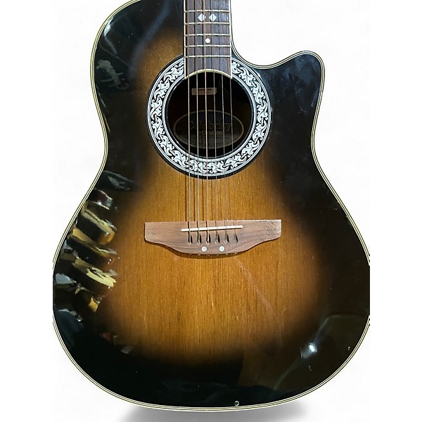 Used Ovation CC68 Tobacco Burst Acoustic Guitar