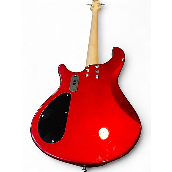 Used Donner Bass Guitar Red Electric Bass Guitar